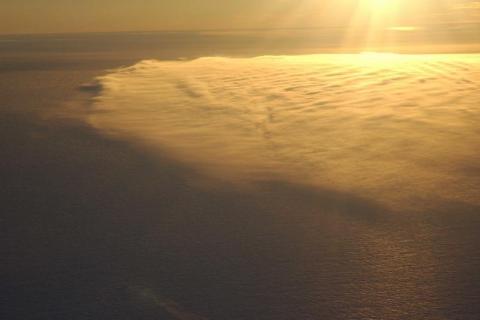 Clouds on Ice Field