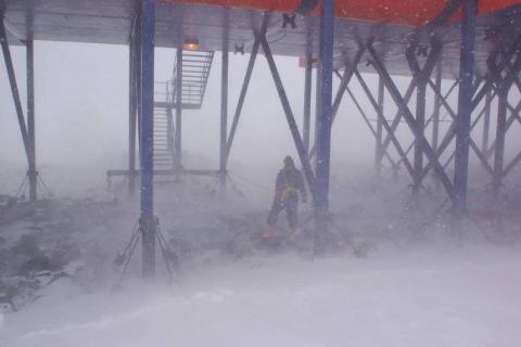 Storm at Base